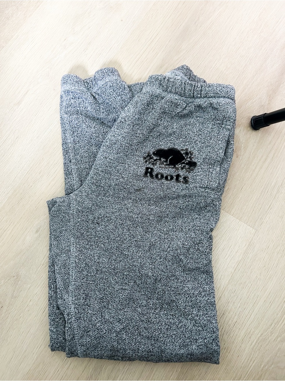 Roots Gray Logo Joggers